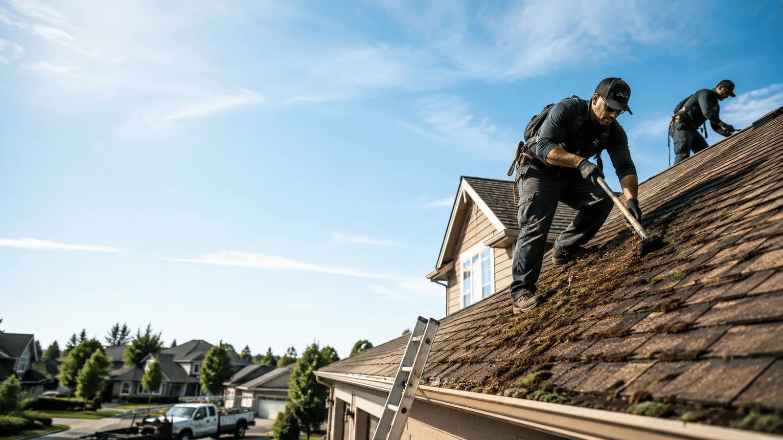 Roof Moss Removal in Sumner, TX near me